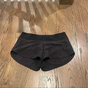 Lululemon Speed Up 2.5” Black Shorts